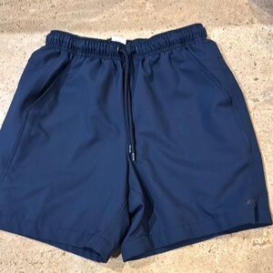 DSG Blue Athletic Shorts with Elastic Waistband